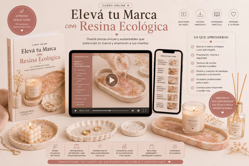 💖Elevá tu Marca con Resina Ecológica