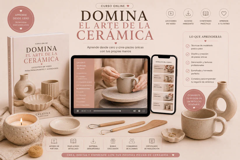 ✨ Domina el Arte de la Cerámica
